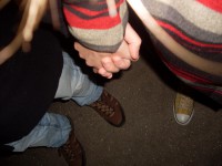 Mulher do caminhar meigo.